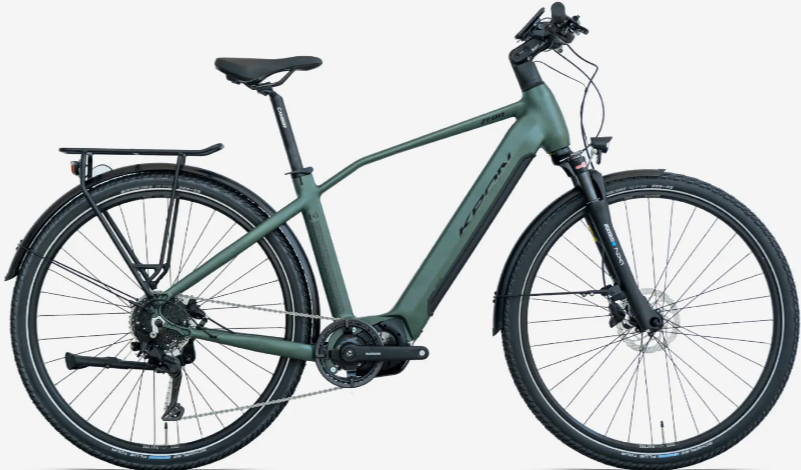 Kron Zeon 28 Jant Elektrikli Şehir Bisikleti Mat Yeşil 47 Cm