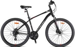 Kron TX150 Hidrolik Disk 28 Jant Trekking Bisiklet Mat Koyu Lacivert-Gri/Turkuaz 41 cm