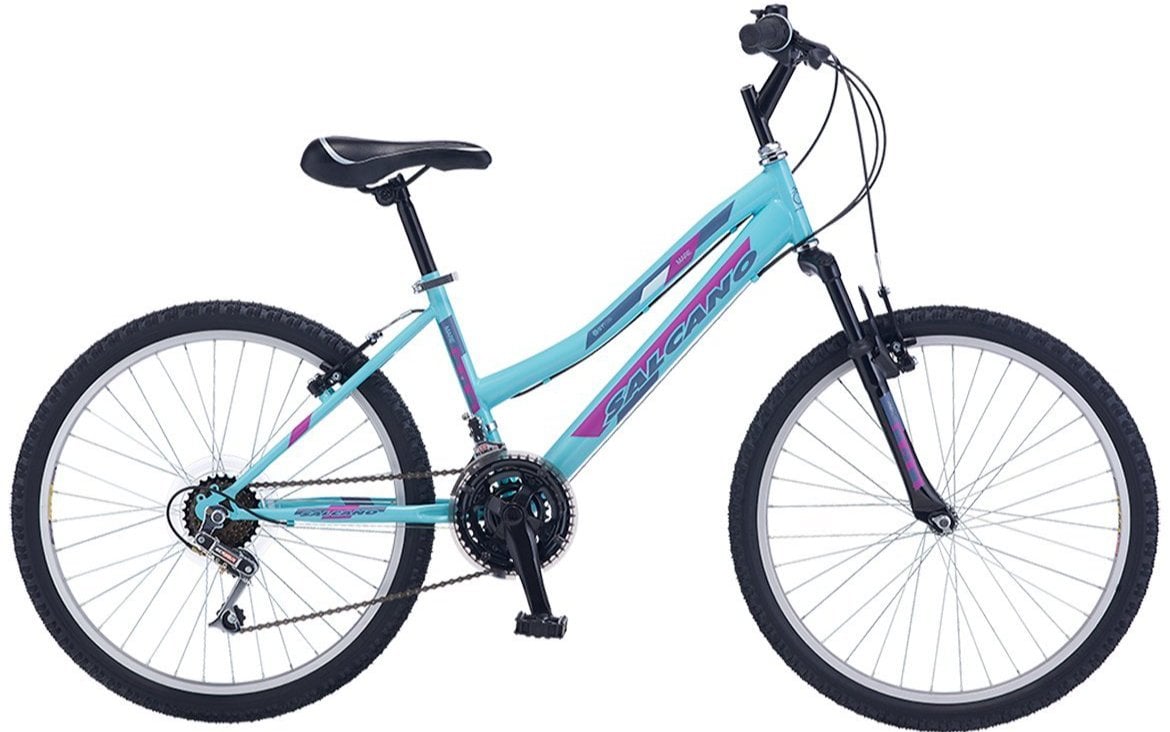 Salcano Excel Lady 24 Jant Dağ Bisikleti Siyah-Mor