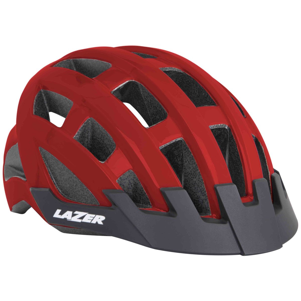 Kask Yetişkin Kırmızı Compact  Lazer