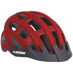 Kask Yetişkin Kırmızı Compact  Lazer