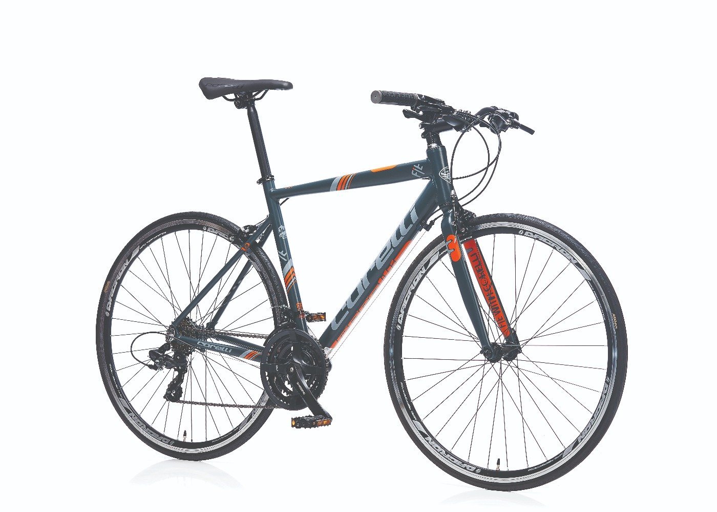 Corelli Fitbike 1.0 Fitness Bisiklet Gri-Turuncu 48 cm