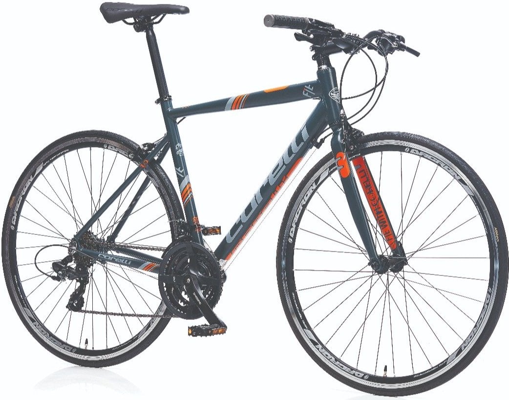 Corelli Fitbike 1.0 Fitness Bisiklet Gri-Turuncu 48 cm