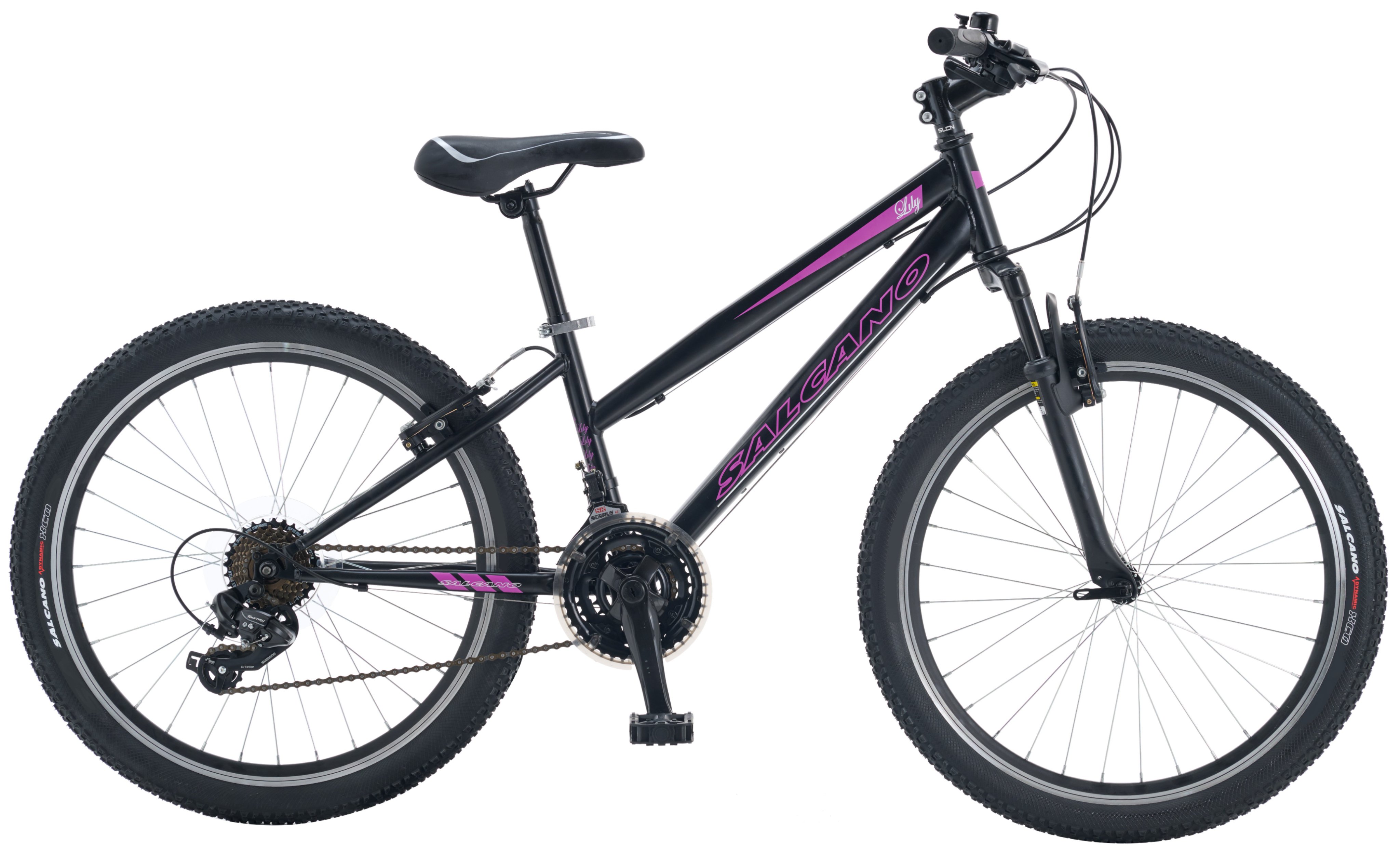 Salcano Lily V Fren 24 Jant Dağ Bisikleti Pudra Pembe-Mor