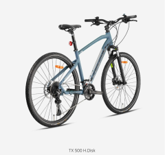 Kron TX500 Hidrolik Disk 28 Jant 20 Vites Cues Trekking Bisiklet Mat Gri-Siyah 46 cm