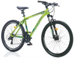 Corelli Via 2.0 26 Jant Mekanik Disk Fren Dağ Bisikleti Yeşil-Gri