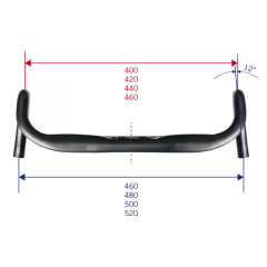Gidon Yarış 31.8 440mm Zero1 Deda