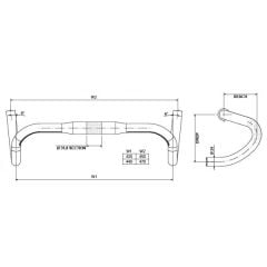 Gidon Yarış 31.8 440mm Zero1 Deda