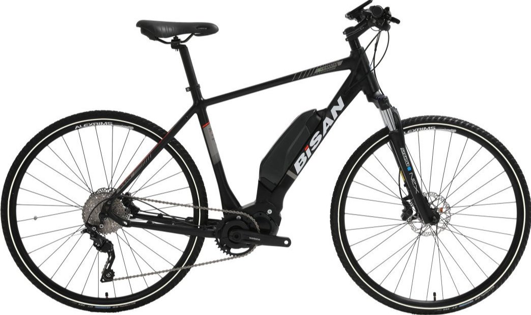 Bisan E-Trekking Siyah-Kırmızı 50 Cm