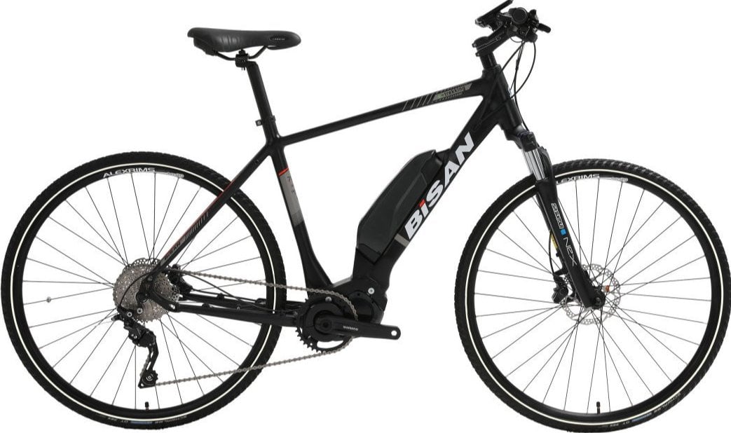 Bisan E-Trekking Siyah-Kırmızı 50 Cm