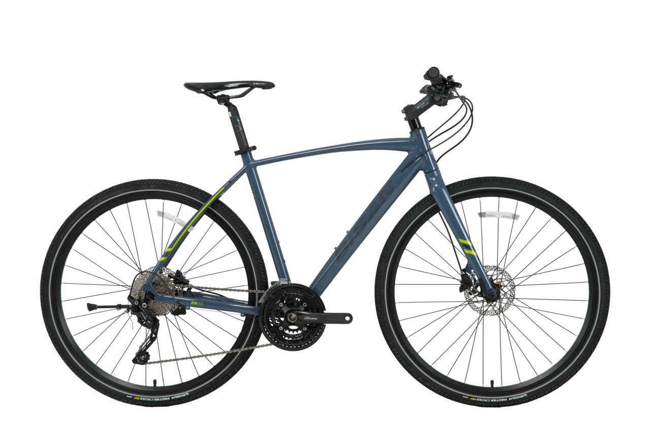 Bisan Trx8600 Deore 28 Jant Şehir Bisikleti Metalik Gri 56 cm