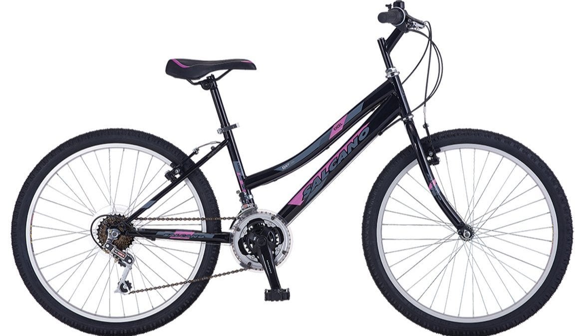 Salcano Excel Unisex 24 Jant Dağ Bisikleti Koyu Pembe-Siyah