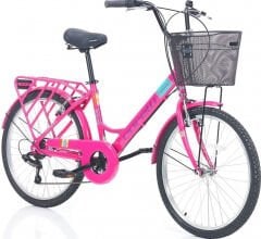 Corelli Squab 24 Jant Şehir Bisikleti Pembe