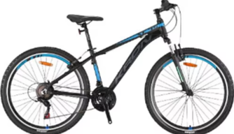 Kron XC 75 26 Jant Dağ Bisikleti Siyah-Turkuaz 38 cm
