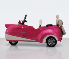 Lampago Sunset Üç Tekerli Elektrikli Bisiklet Pembe