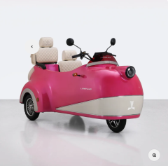 Lampago Sunset Üç Tekerli Elektrikli Bisiklet Pembe