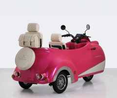 Lampago Sunset Üç Tekerli Elektrikli Bisiklet Pembe