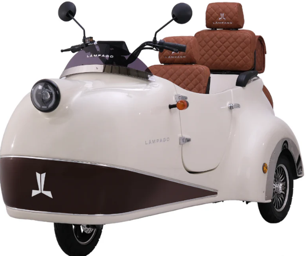 Lampago Sunset Üç Tekerli Elektrikli Bisiklet Beyaz