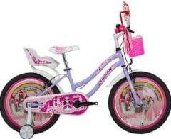 Bisan Queen 20 Jant Çocuk Bisikleti Lila-Pembe