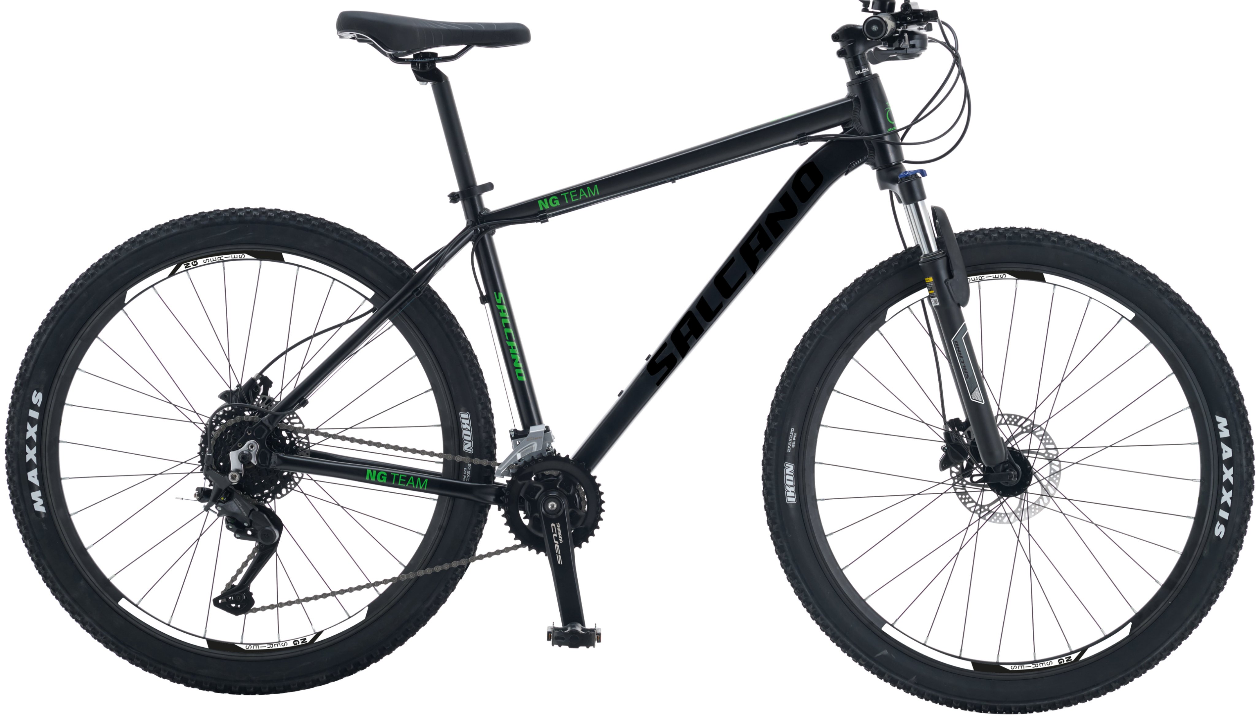Salcano NG Team 100 Hidrolik Fren 27.5 Jant 18 Vites Dağ Bisikleti Siyah-Yeşil