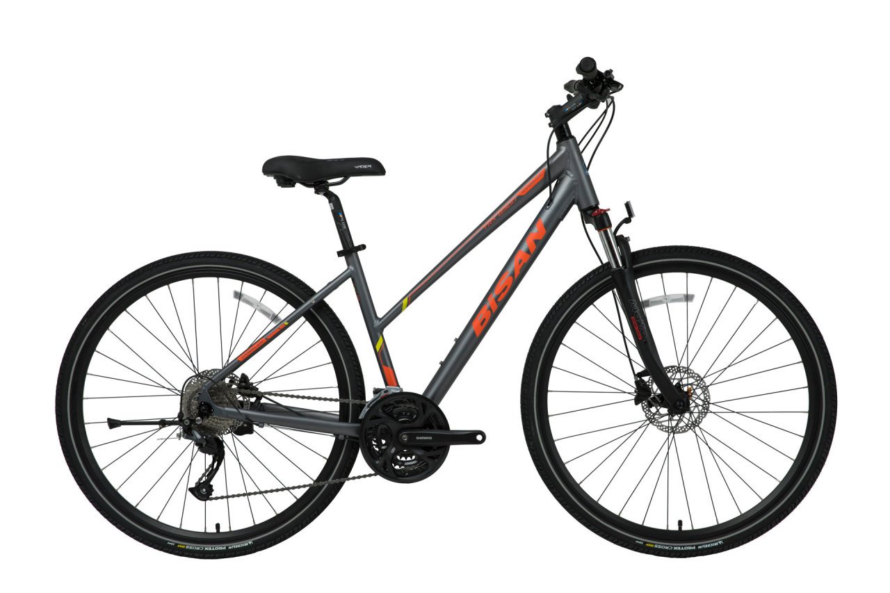 Bisan Trx 8300 Altus 28 Jant Şehir Bisikleti Gri