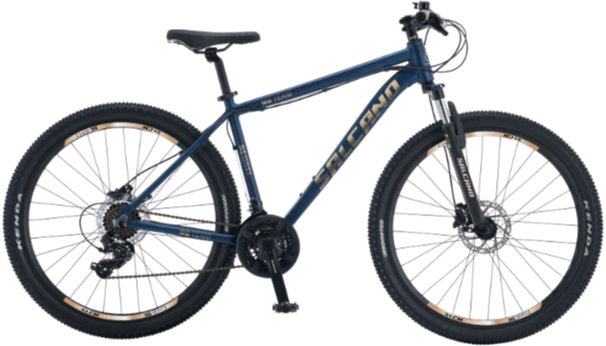 Salcano NG Team 200 Hidrolik Fren 27.5 Jant 24 Vites Dağ Bisikleti Siyah-Gümüş 41 cm