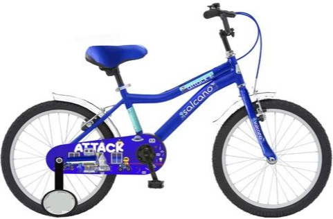 Salcano Attack 20 Jant Erkek Çocuk Bisikleti Siyah-Mavi