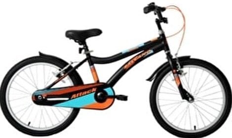 Salcano Attack 20 Jant Erkek Çocuk Bisikleti Siyah-Turuncu