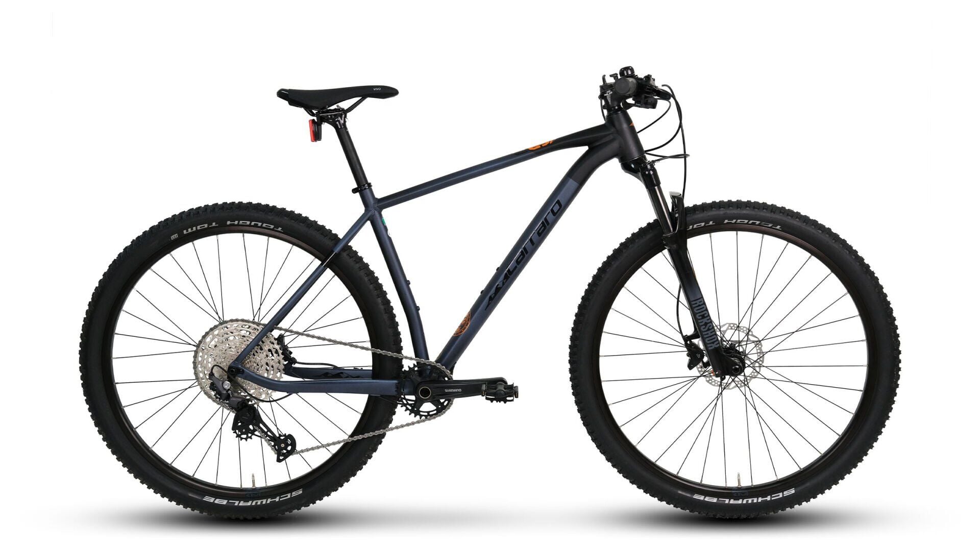 Carraro Big 912D 12 Vites 29 Jant Dağ Bisikleti Mat Gece Mavisi - Siyah Turuncu 44 cm