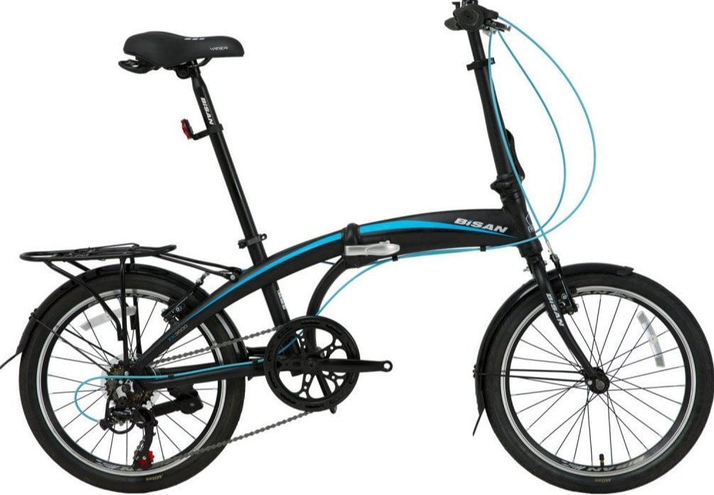 Bisan Fx3500 Trn 20 Jant Katlanır Bisiklet Siyah-Mavi