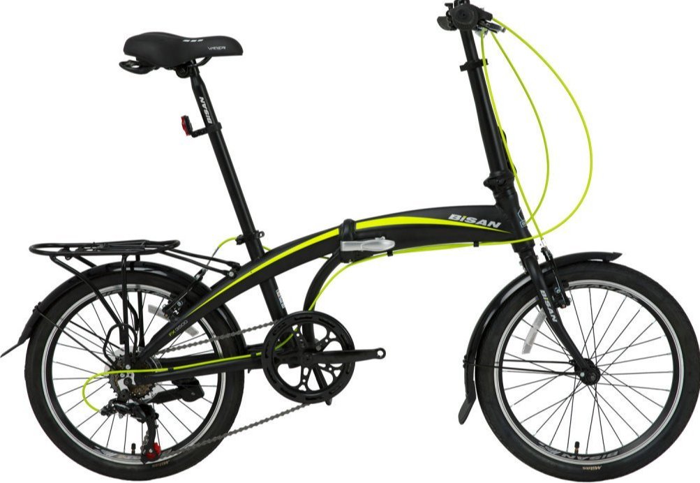 Bisan Fx3500 Trn 20 Jant Katlanır Bisiklet Siyah-Sarı
