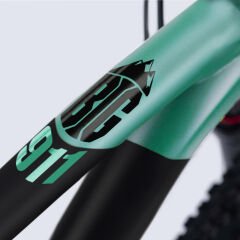 Carraro Big 911 11 Vites 29 Jant Dağ Bisikleti 48cm Mat Siyah Su Yeşil