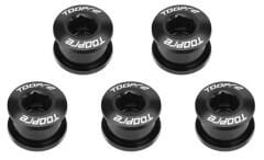 Aynakol Vidası  Alüminyum 5'li Siyah Toopre