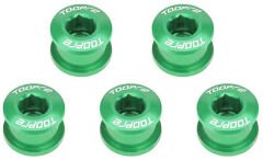 Aynakol Vidası  Alüminyum 5'li Yeşil Toopre