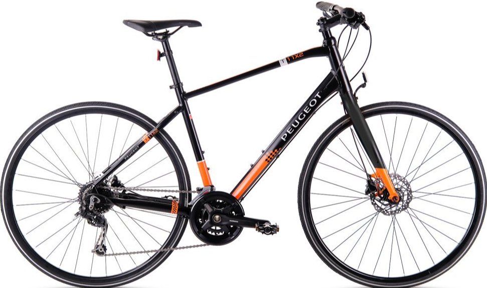 Peugeot T11x2 Trekking Bisiklet Siyah - Sarı 50 cm