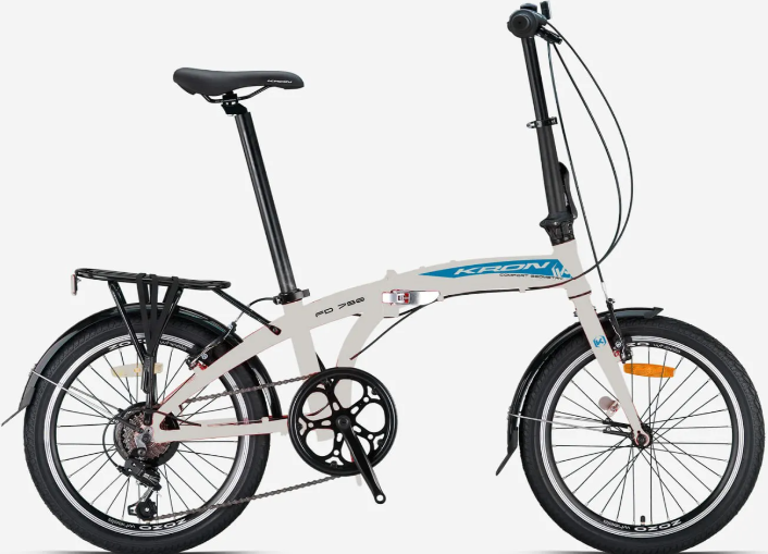 Kron Fd750 20 Jant Katlanır Bisiklet Mat Bej-Turkuaz