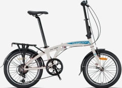 Kron Fd750 20 Jant Katlanır Bisiklet Mat Bej-Turkuaz