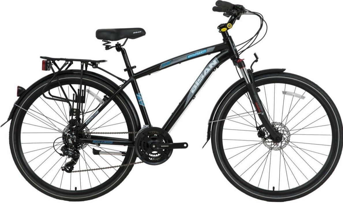 Bisan Ctx6400 Comfortline 26 Jant Şehir Bisikleti Gri-Yeşil 48 cm