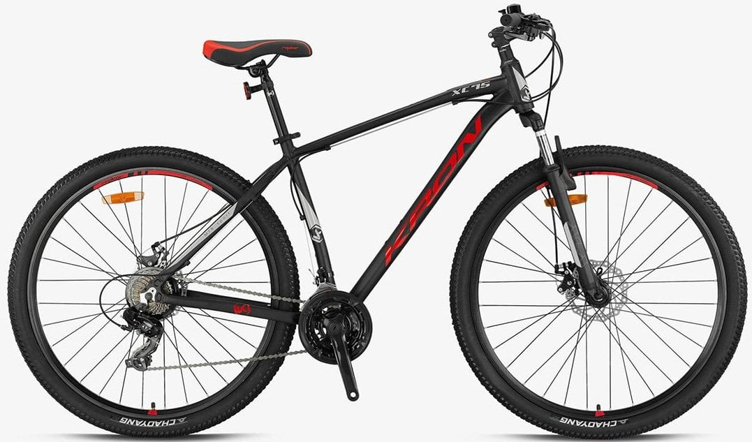 Kron XC 75 Disk Fren 29 Jant Dağ Bisikleti Mat Siyah-Kırmızı/Bej 43 cm