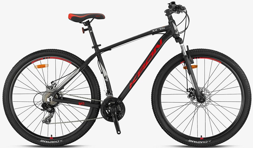 Kron XC 75 Disk Fren 29 Jant Dağ Bisikleti Mat Siyah-Kırmızı/Bej 43 cm