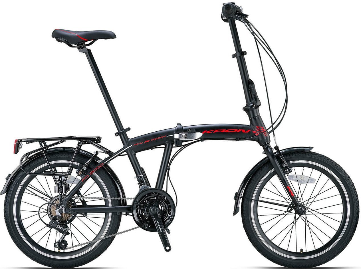 Kron FD2000 20 Jant Katlanır Bisiklet Mat Haki-Siyah