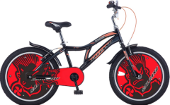 Salcano BadBoy 20 Jant Erkek Çocuk Bisikleti Siyah-Kırmızı-Beyaz