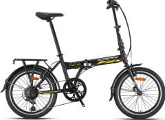 Kron Fold 4.0 20 Jant Katlanır Bisiklet Siyah-Sarı
