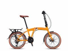 Kron FD2100 Disk Fren 20 Jant Katlanır Bisiklet Açık Mavi - Siyah