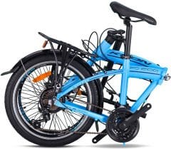 Kron FD2100 Disk Fren 20 Jant Katlanır Bisiklet Açık Mavi - Siyah