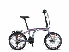 Kron FD2100 Disk Fren 20 Jant Katlanır Bisiklet Açık Mavi - Siyah