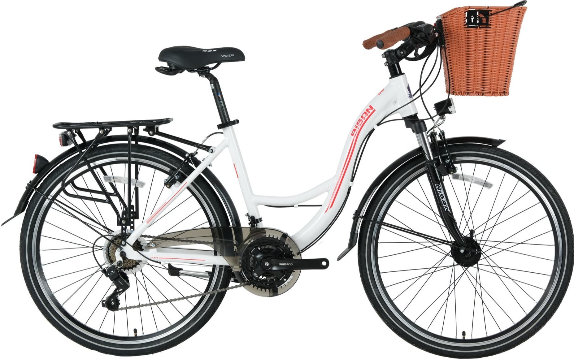 Bisan Sandy 26 Jant Şehir Bisikleti Pembe-Beyaz