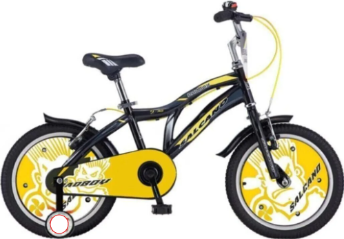 Salcano BadBoy 16 Jant Erkek Çocuk Bisikleti Siyah-Sarı