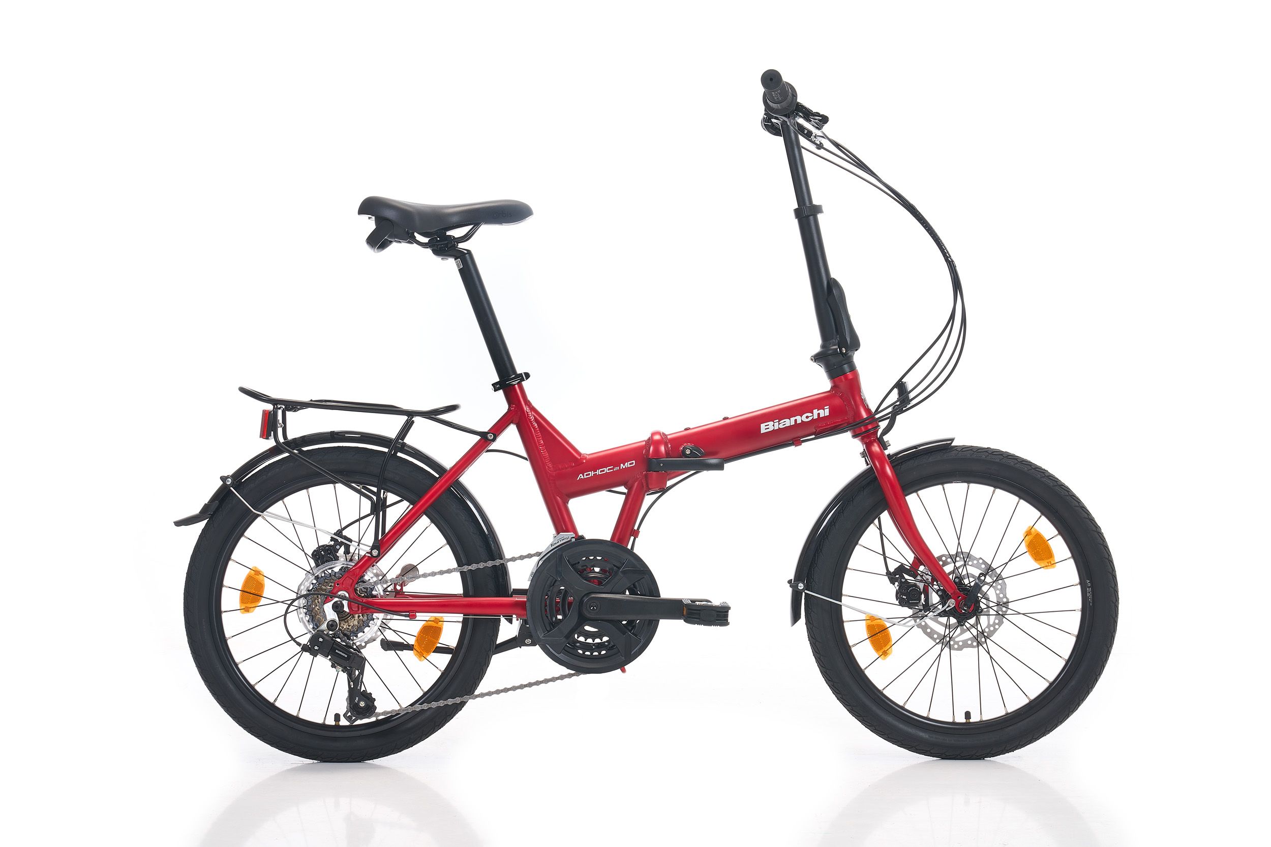 Bianchi Adhoc 20 Jant Mekanik Fren Katlanır Bisiklet Kırmızı