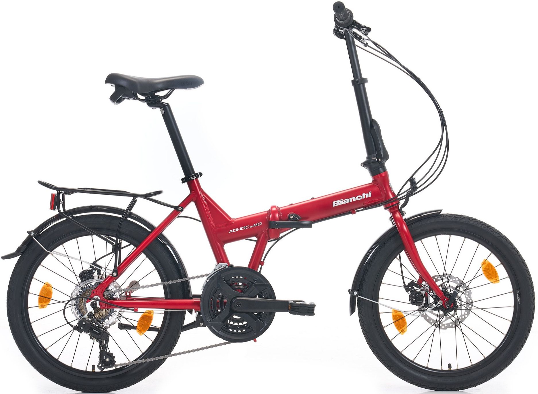 Bianchi Adhoc 20 Jant Mekanik Fren Katlanır Bisiklet Kırmızı